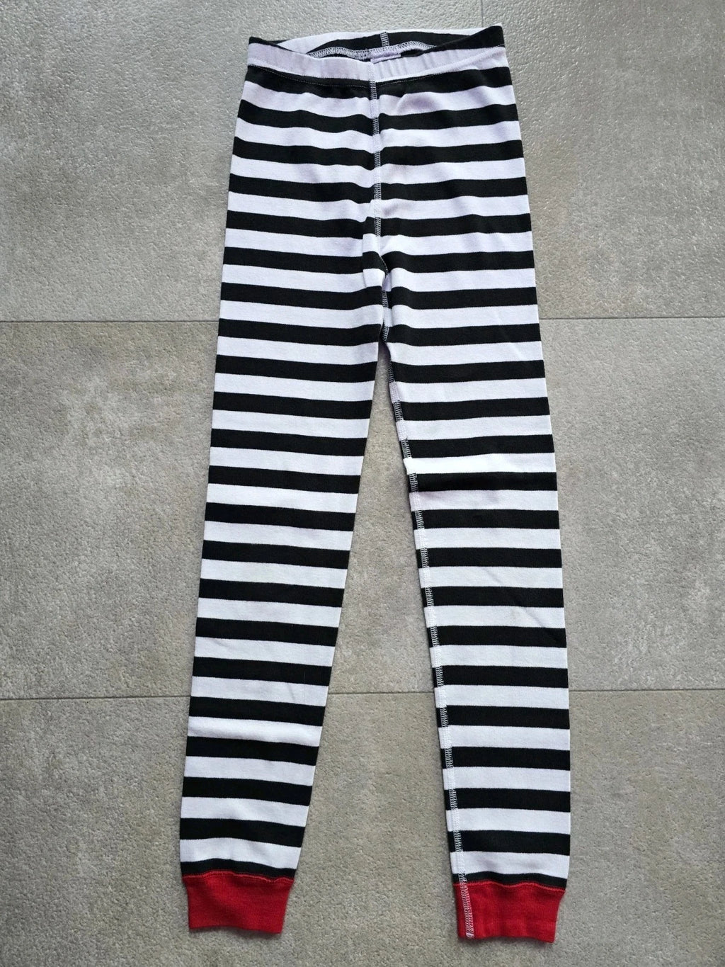 HANNA ANDERSSON DISNEY MICKEY MOUSE ORGANIC LONG JOHN 2 PC STRIPED PAJAMA SET 8