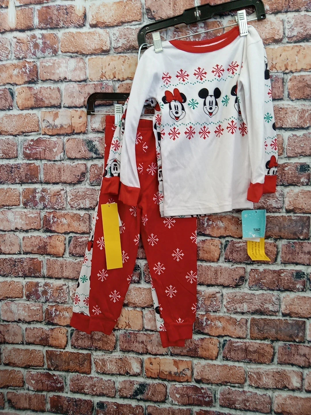 Disney 2 Pc Child Pajama Set Size 4T