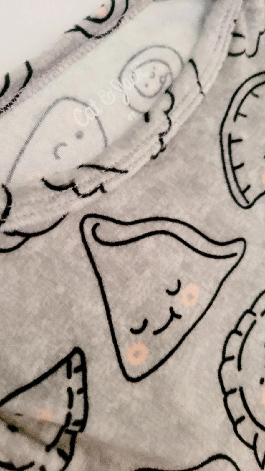 4T Pajama Set. Cat & Jack Dumplings pattern