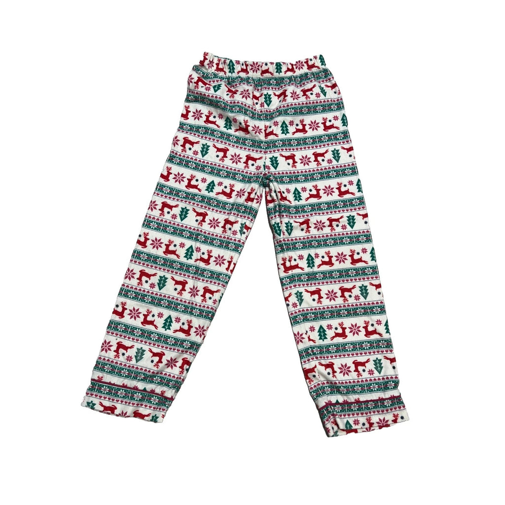 Bass Pro Shops outdoor Kids Holiday Pajama Set Top & Pants Girls Size 5