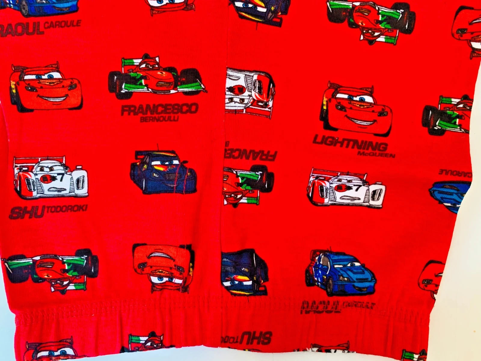 Disney Store Cars Boys Long Sleeve Pajama Set Sz 3 Lightning McQueen PJs NWT