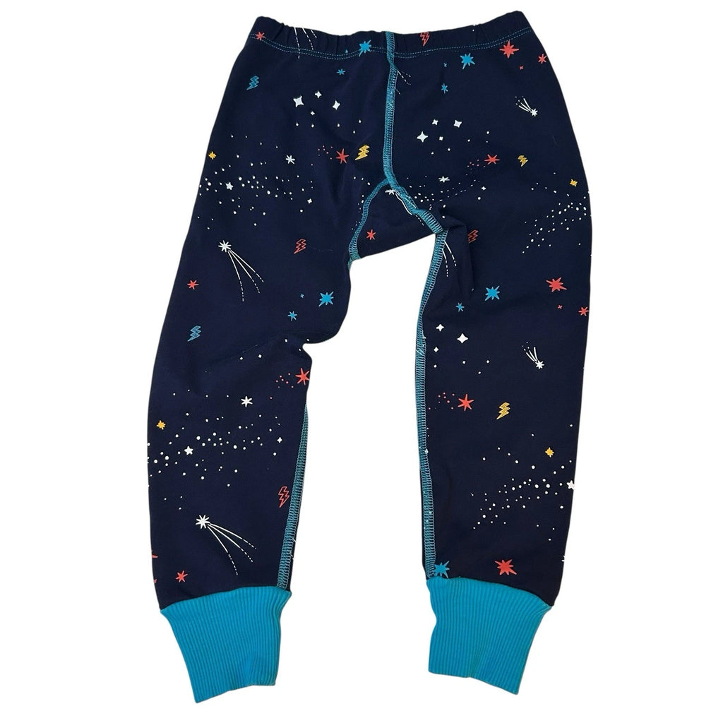 Mightly Kids' Fair Trade 100% Organic Cotton Tight Fit Pajamas Galaxy Size 3T