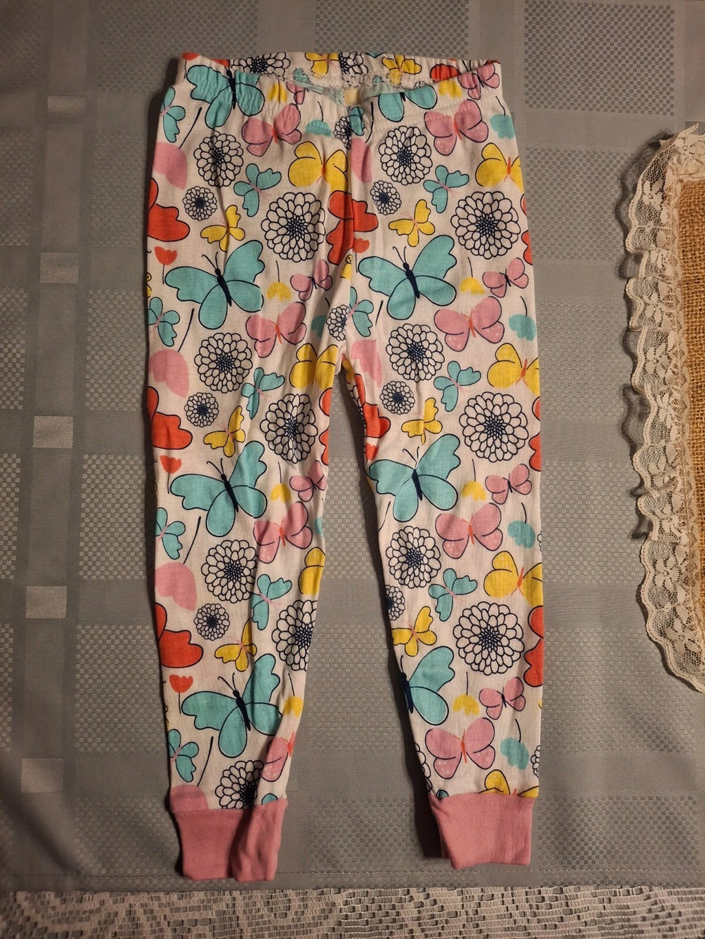 New 4 piece pajama pant and top set 2T