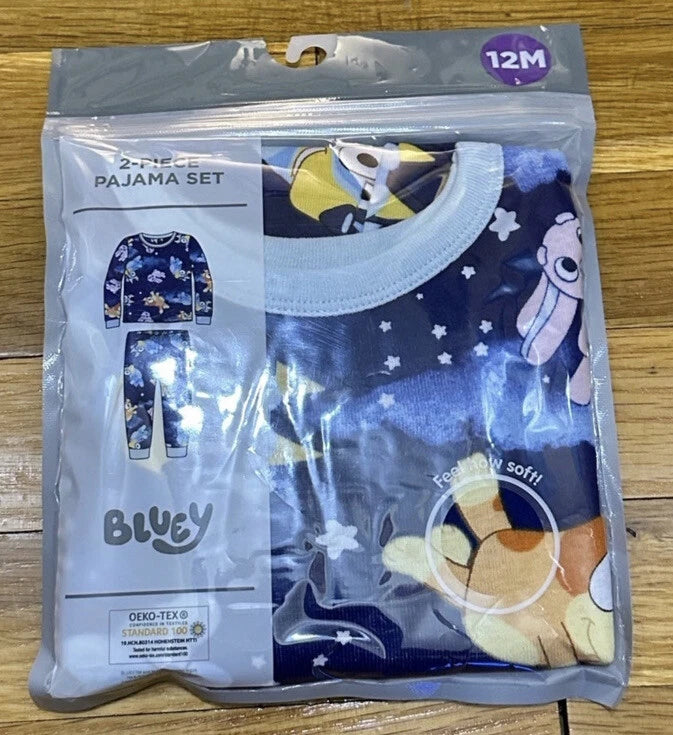 Bluey Pajama set Size 12 Months