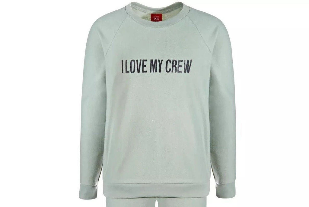 Family Pajamas Little Kids Crew Love Sweatshirt Pajama Set 4-5