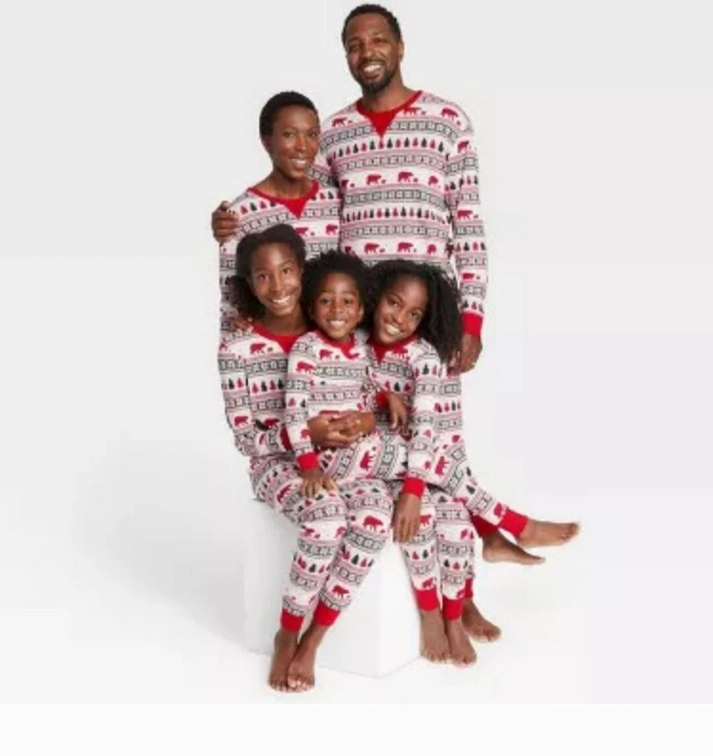 Kids Holiday Fair Isle Matching Family Pajama Set by Wondershop Size 10 & Socks