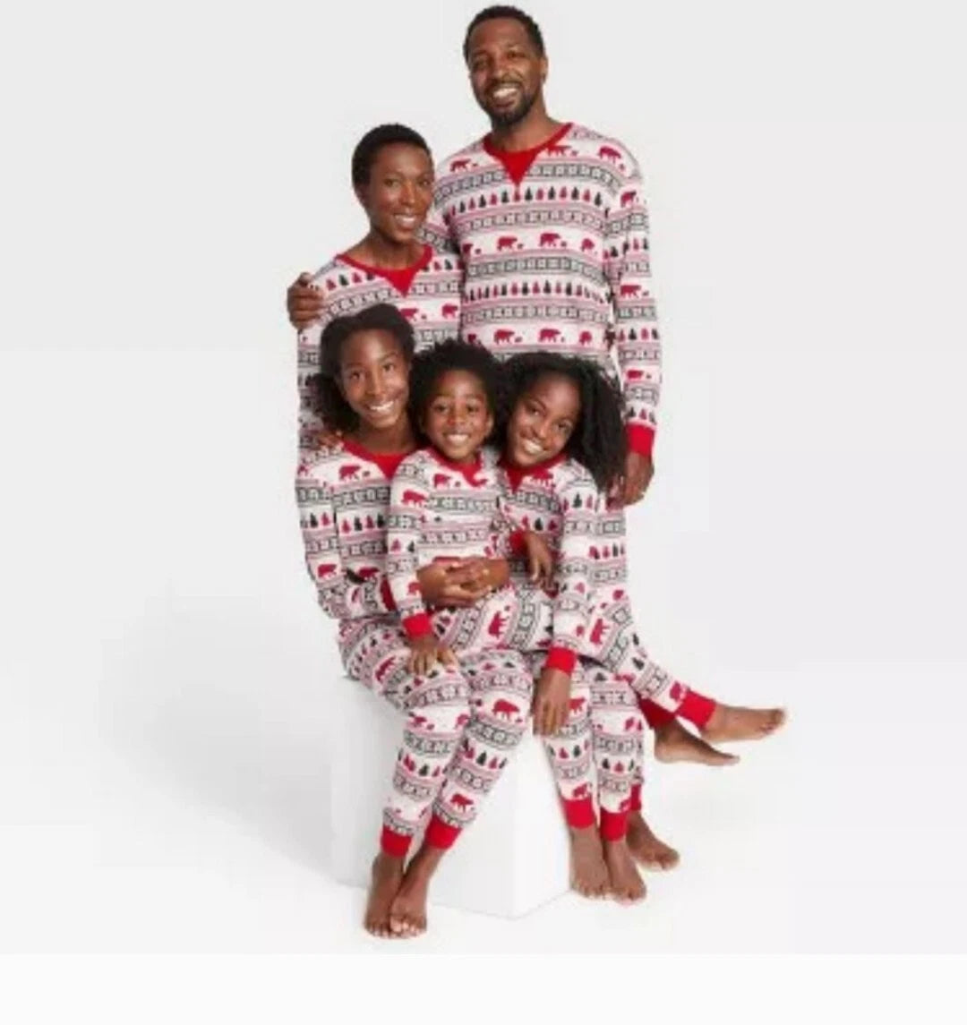 Kids Holiday Fair Isle Matching Family Pajama Set by Wondershop Size 10 & Socks