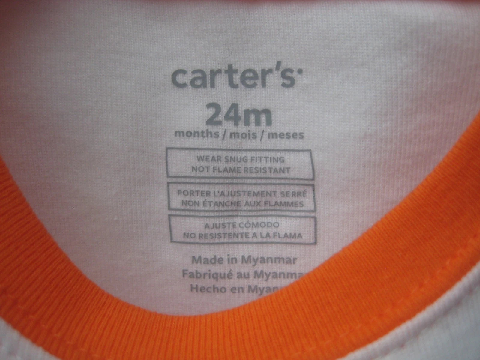 NEW Carter's Unisex Halloween Fall Spooky Ghost 2 Piece PJ Sleep Set 24M NWT