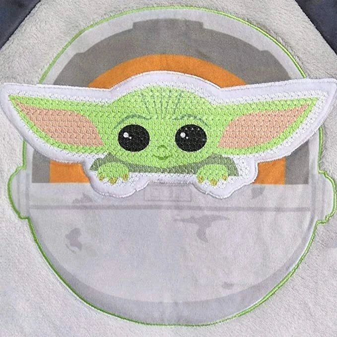Disney The Child Fleece Baby Yoda Mandalorian Pajama Set Pj’s Star Wars sz 4