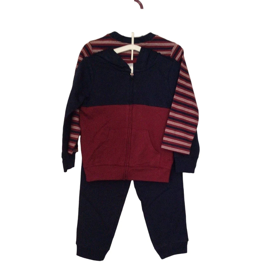 Boys Clothes 3T Zip Hoodie JACKET + SHIRT+ PANTS Carters 3PC Play Pajama Set Kid