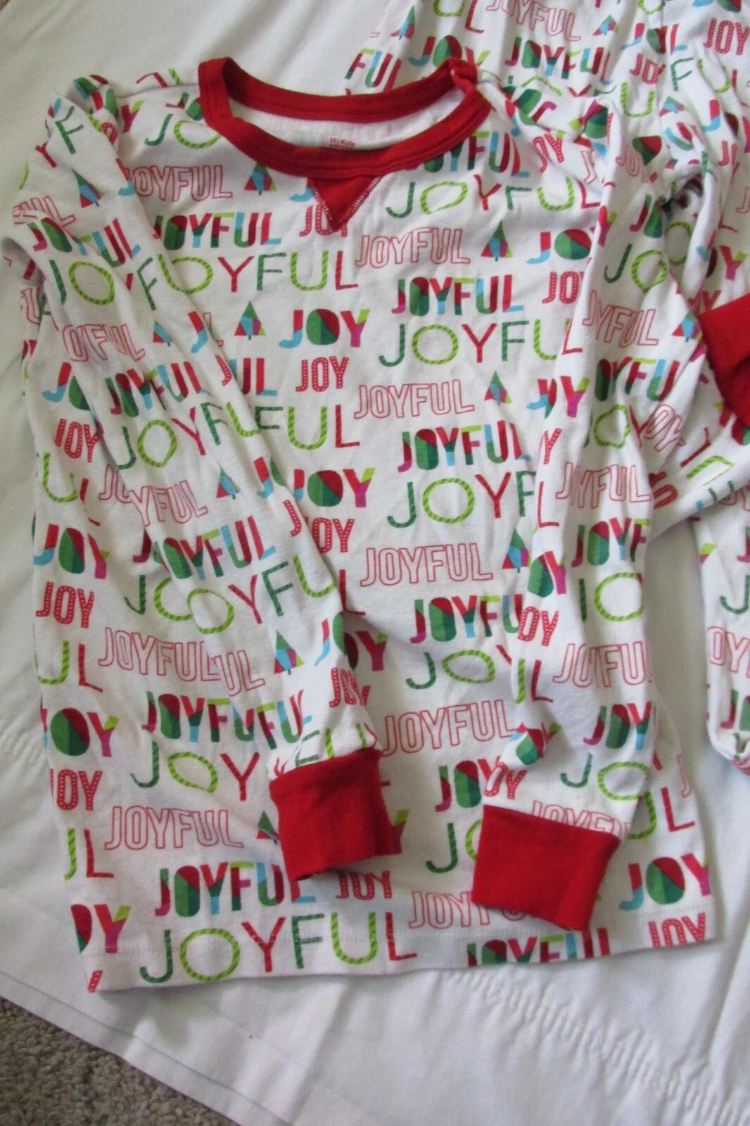 Kid's 2 Piece Sleep Set Pajama Wondershop Size 12, long sl. top and long pants