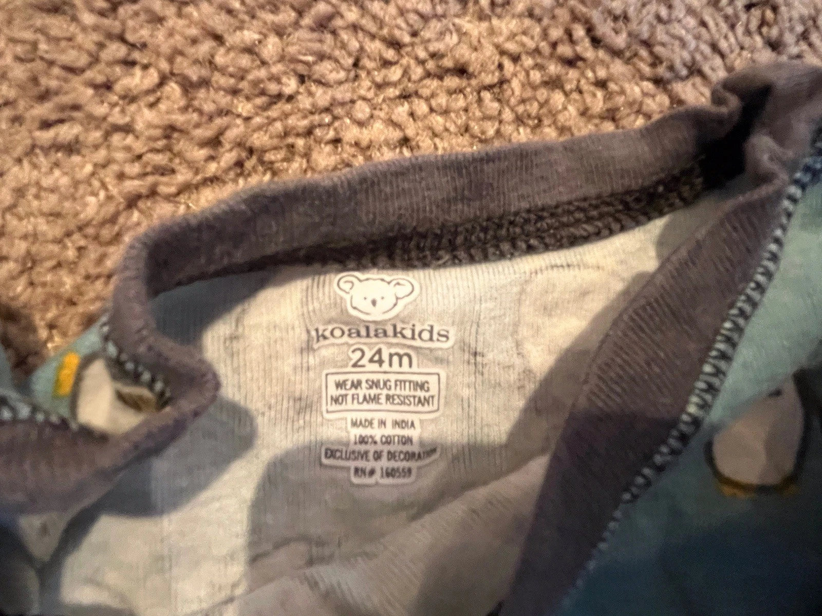 KOALAKIDS Toddler Boy’s 24M Blue Penguin PJ Pajama Set