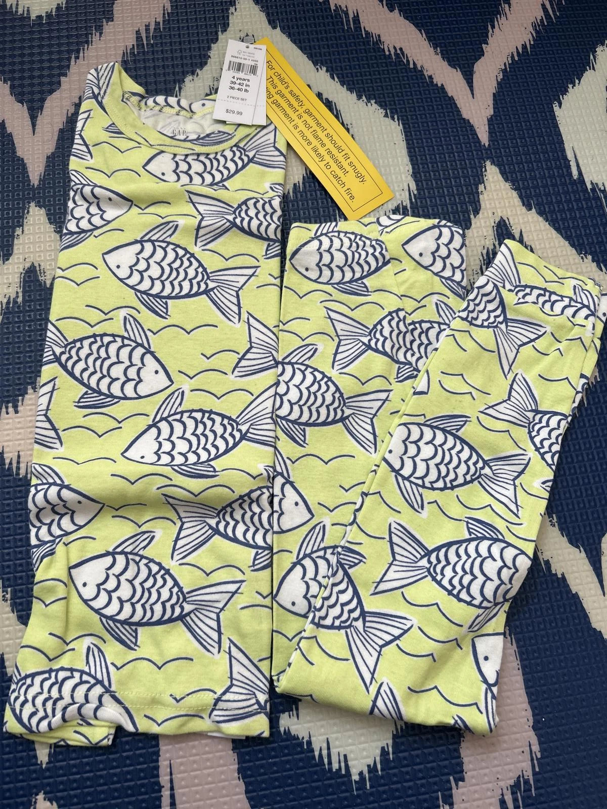 New Fish PJ Set | 🌱ORGANIC🌱 Baby Gap |  + Loving Kindness Everyday 🎧