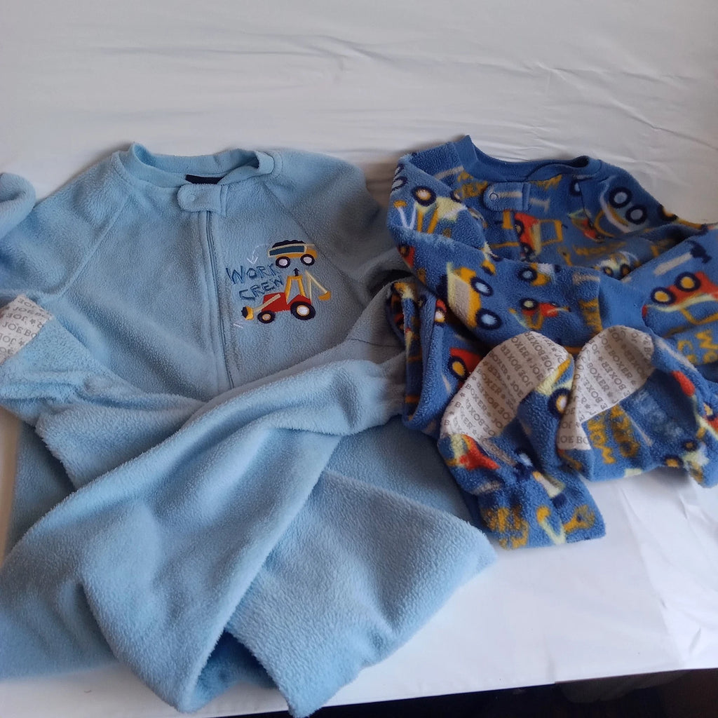Footie Pajamas Set Of 2 Kids Boy Size 4T