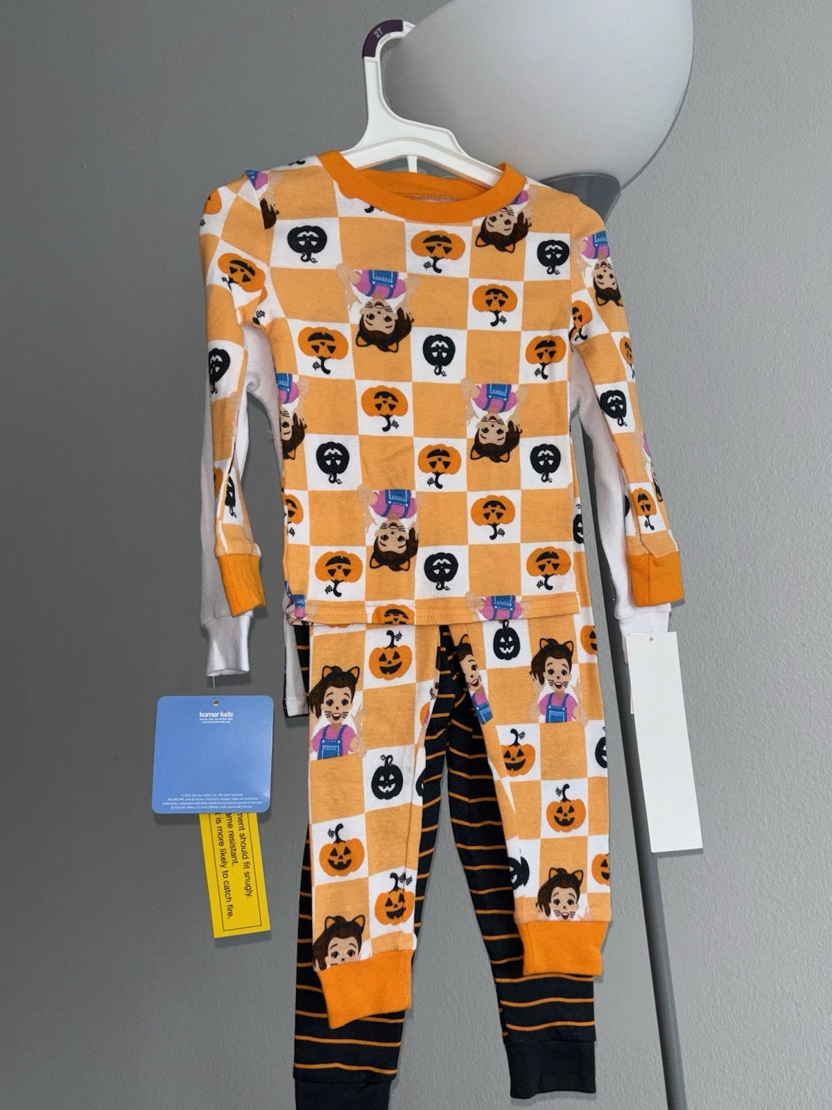 Ms.Rachel Peek-a-Boo! 4pc 100% Cotton Snug Fitting Pajama Set In Size 2T New