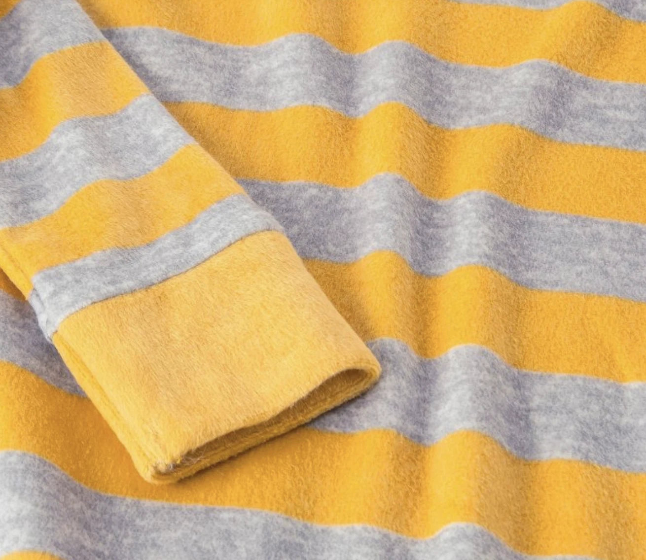 NEW Cat & Jack Kid's Boy's Striped Pajamas Set Yellow/Gray Size 8 FREE SHIPPING