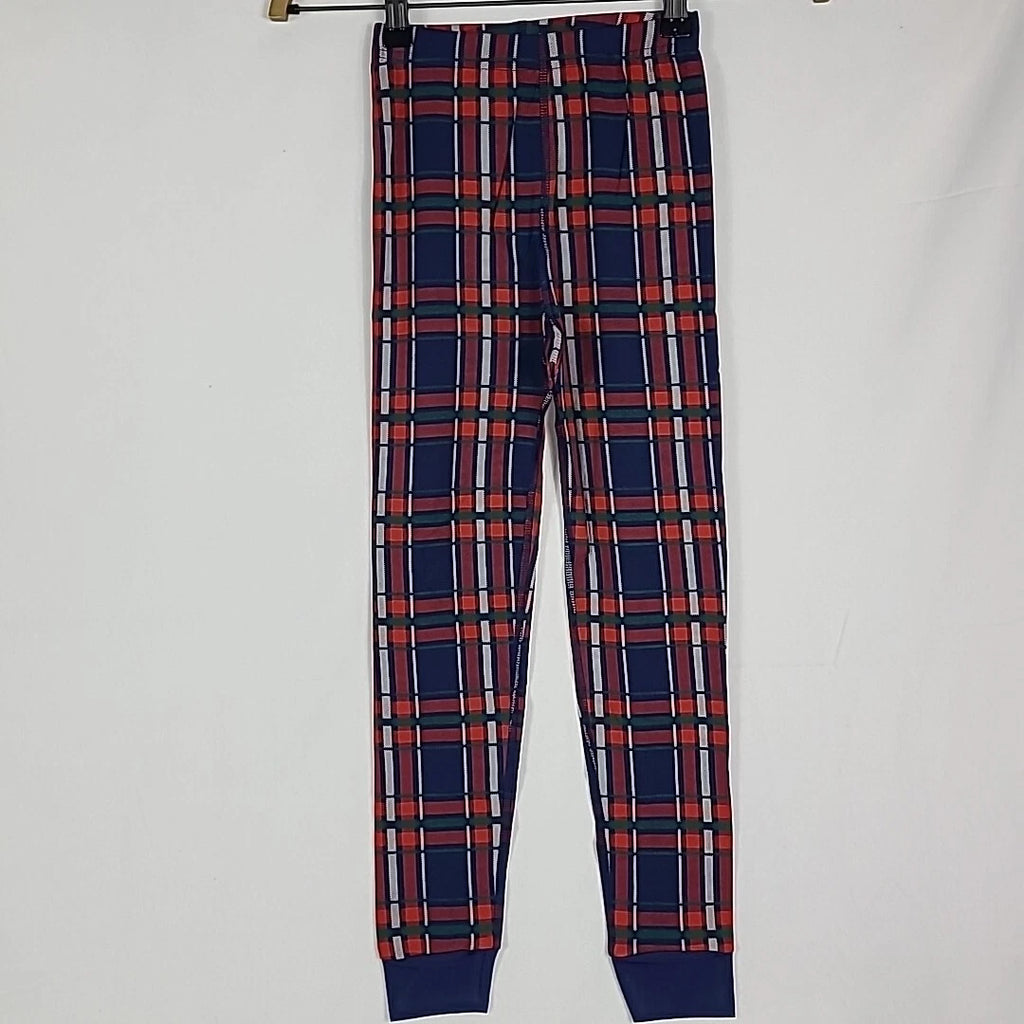 NEW Hanna Andersson Child Plaid Holiday Print Pajama Set Christmas Size 6-7