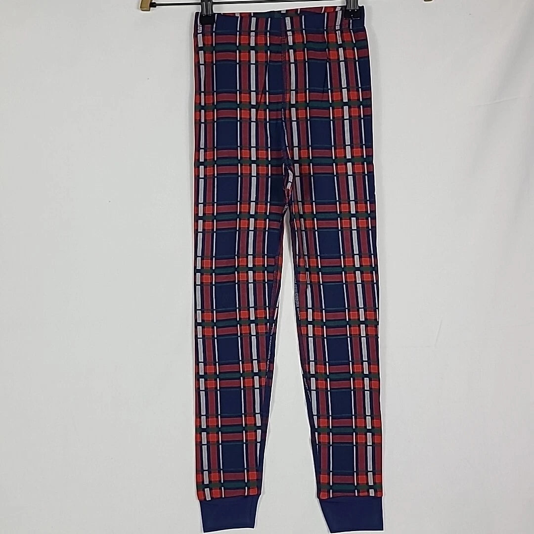 NEW Hanna Andersson Child Plaid Holiday Print Pajama Set Christmas Size 6-7