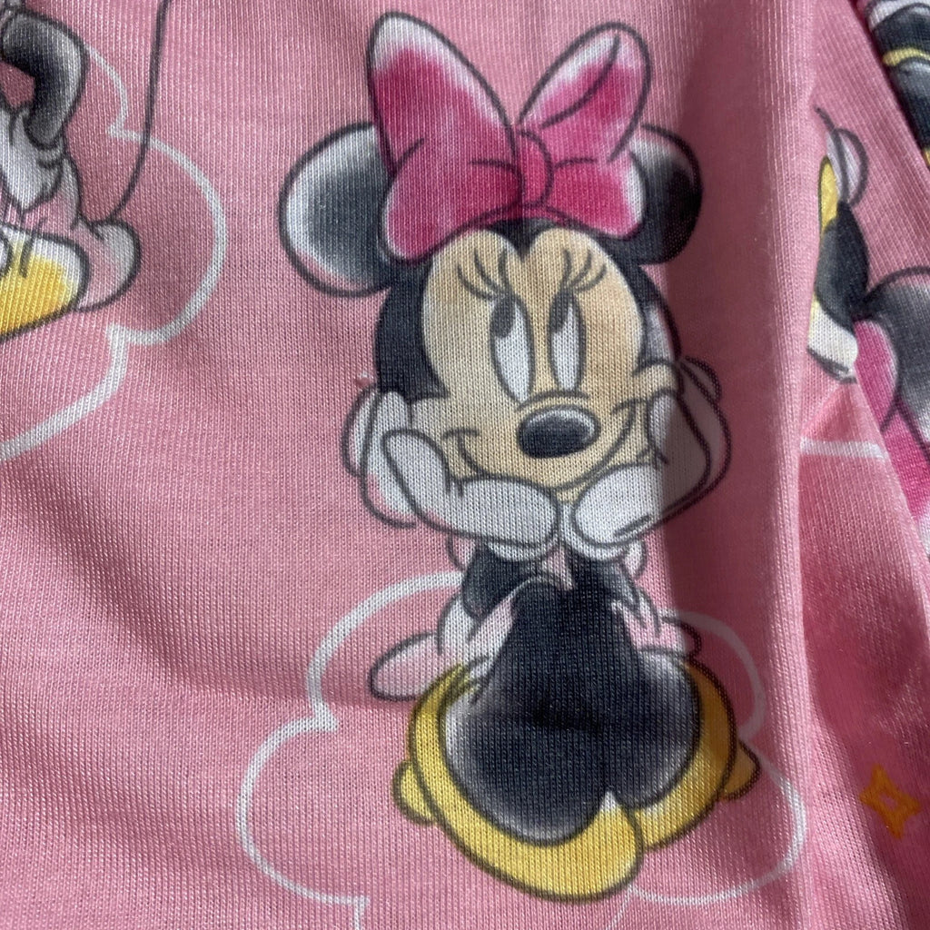 Disney Junior Minnie Mouse Believe Girls kids 3 Piece Pajama Set Pink Size 5