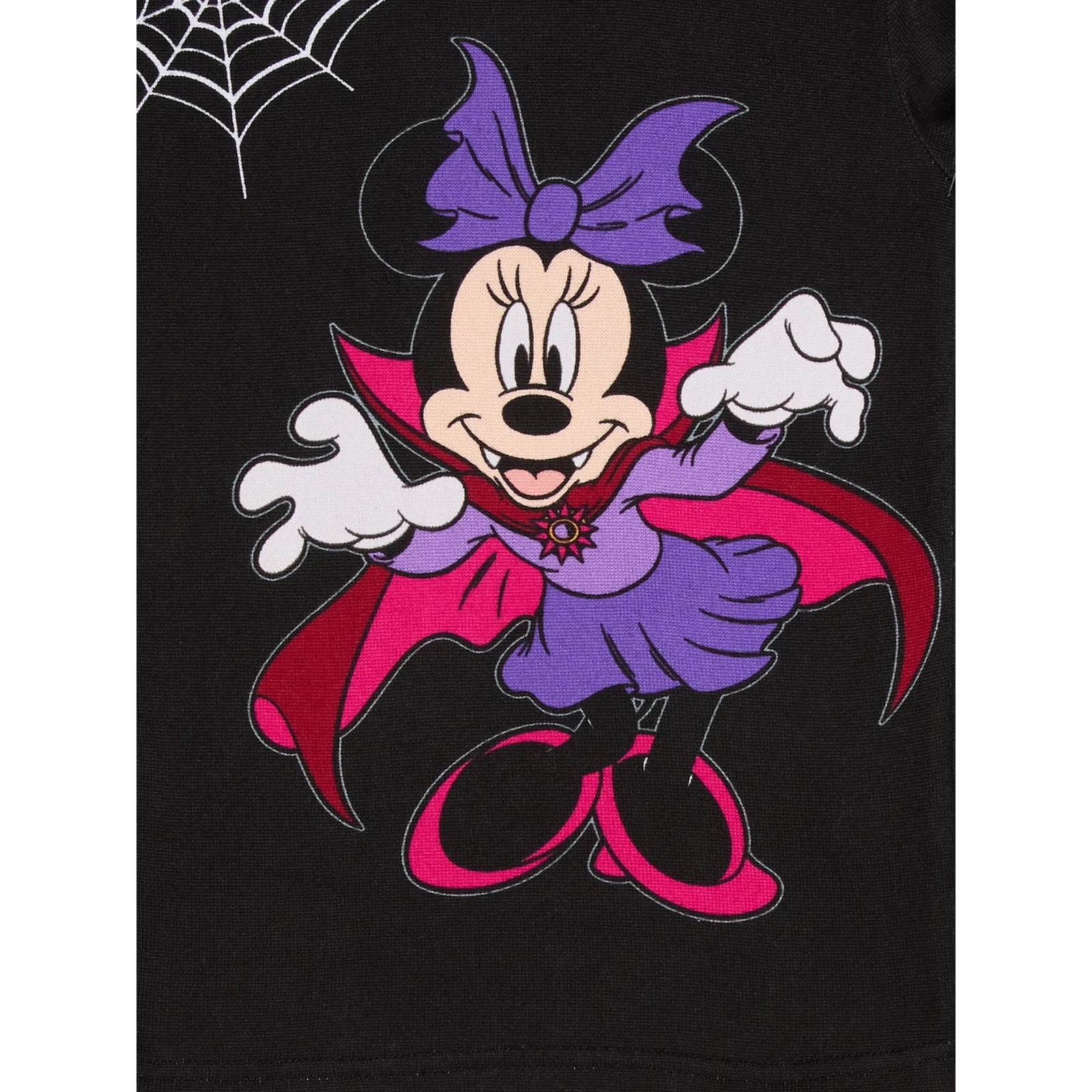 Minnie Mouse Girls Snug Fit Halloween Pajama Set, 2-Piece, Size 6