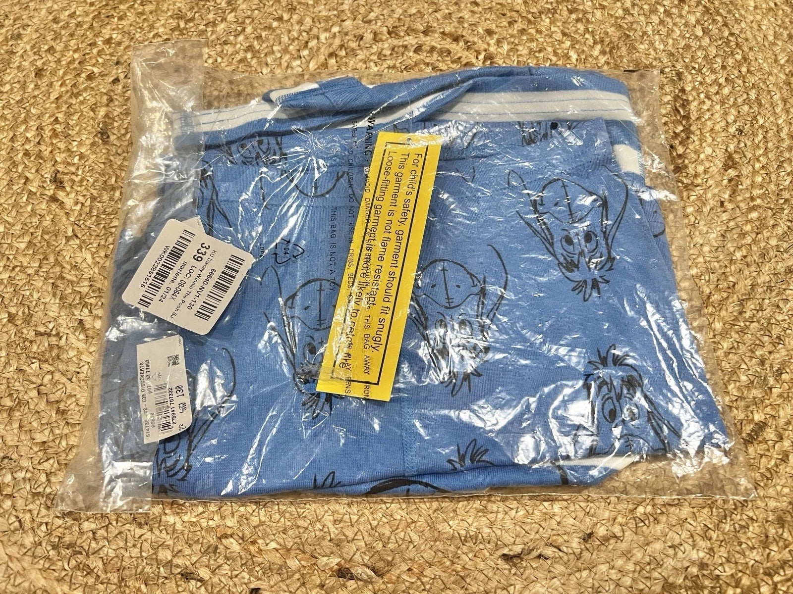 NEW Hanna Andersson Short John pajamas set Disney Winnie the Pooh Eeyore 8 130