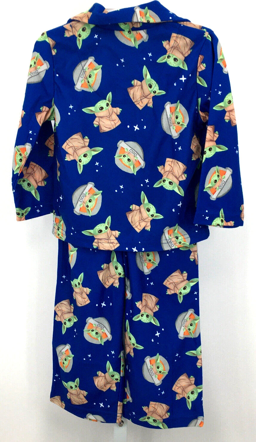 Disney Star Wars Mandalorian Grogu Boys Button Flannel Pajamas 3T NWT AA7 -5