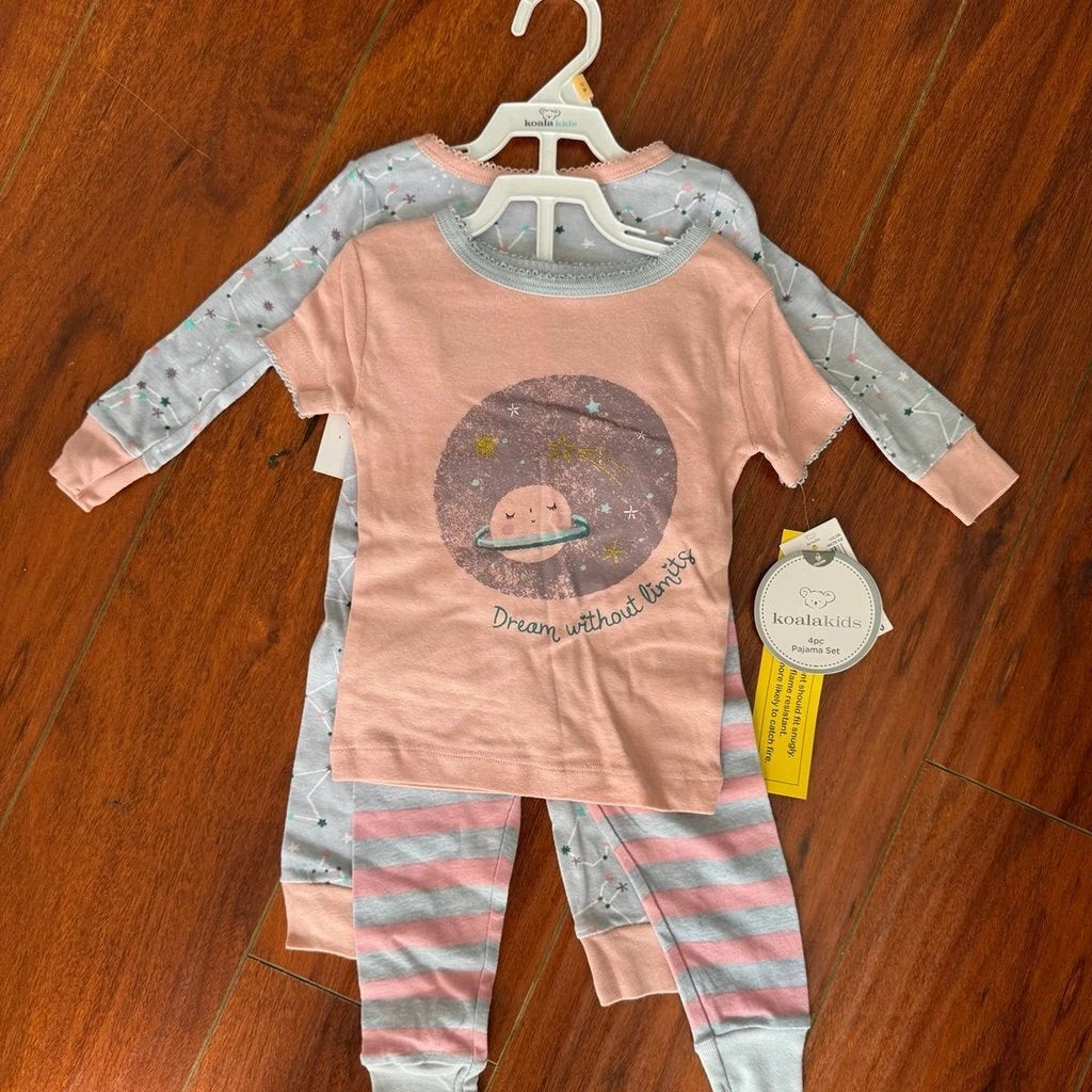 Koala Kids 4pcs Pajama Set 12m