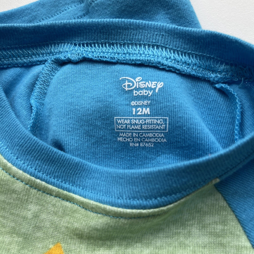 Disney Baby Boy Lion King’s Simba 2pc Long Sleeve/Pants Pajama Set, 12M