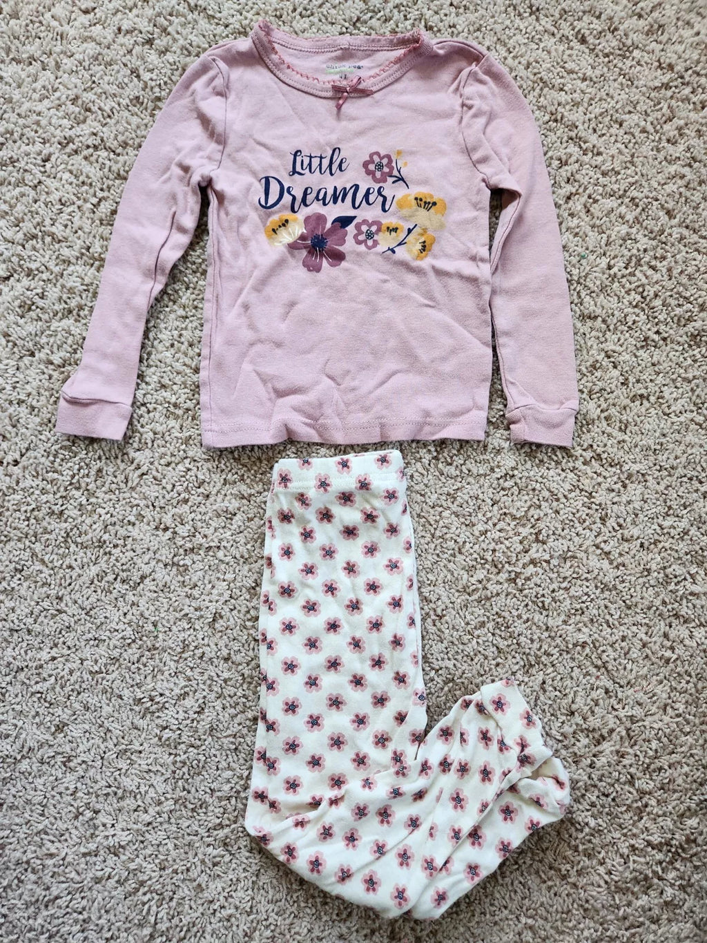 Chick Pea Girl Pajama Set 4T Little Dreamer