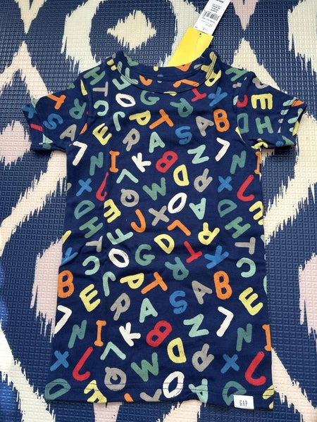 Alphabet Pjs!🌱ORGANIC�� Baby Gap | 2pc Set  Sz 5yrs  +Loving Kindness Everyday