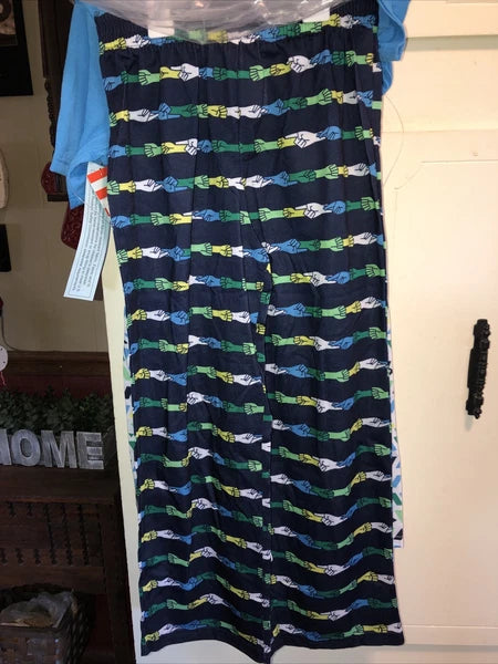 Boys 3pc Pajama Set M Medium 8 / 10 Dream Hand Sign Language Pjs NEW