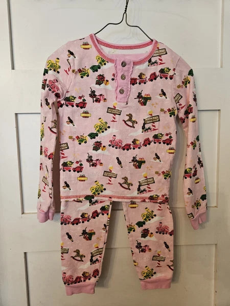 Mudpie Christmas Pajama Set Sz 5t Girls