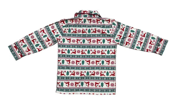 Bass Pro Shops outdoor Kids Holiday Pajama Set Top & Pants Girls Size 5