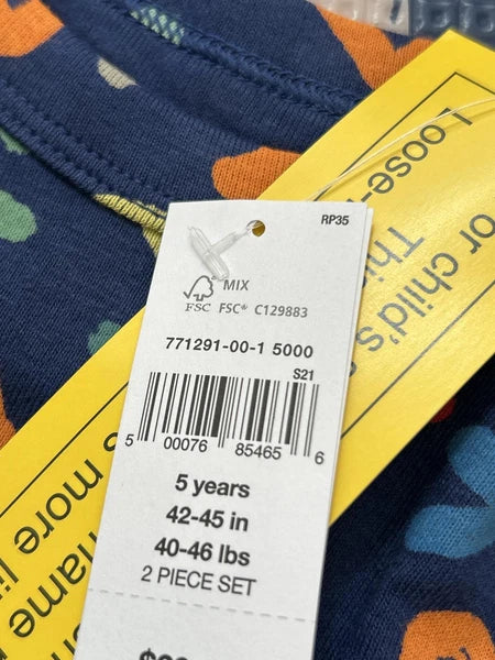 Alphabet Pjs!🌱ORGANIC�� Baby Gap | 2pc Set  Sz 5yrs  +Loving Kindness Everyday