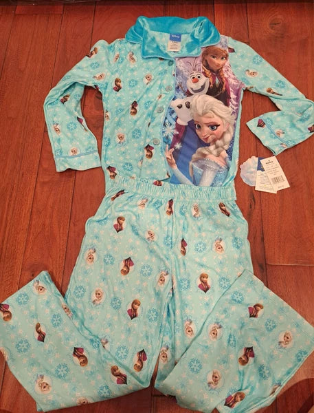 Disney Pajama Set Size 6-6X NWT Frozen
