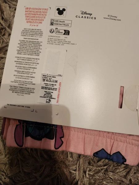 Marks And Spencer Girl's Disney Classic Pyjamas Set, Age 10-11years