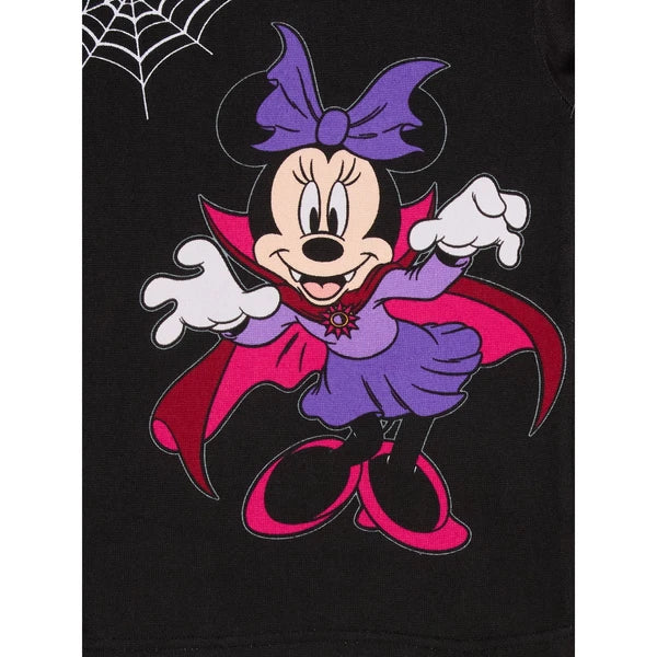 Minnie Mouse Girls Snug Fit Halloween Pajama Set, 2-Piece, Size 6