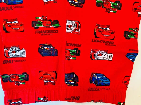 Disney Store Cars Boys Long Sleeve Pajama Set Sz 3 Lightning McQueen PJs NWT