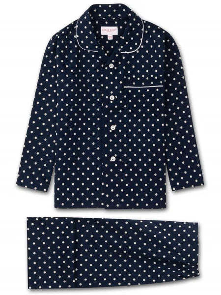DEREK ROSE KIDS PYJAMAS - AGE 11-12 YRS - 100% COTTON - RRP. £155 - LUXURY PJ