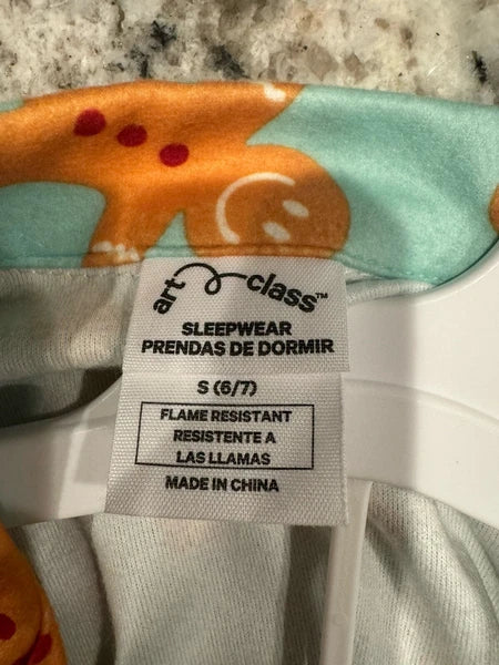 NEW GIRLS CAT & JACK PAJAMA SET SIZE Small 6-7