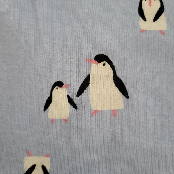 NEW Carter's 4-Piece 100% Cotton Snug Fit Pajama Set Toddler 5T Blue Penguin Boy