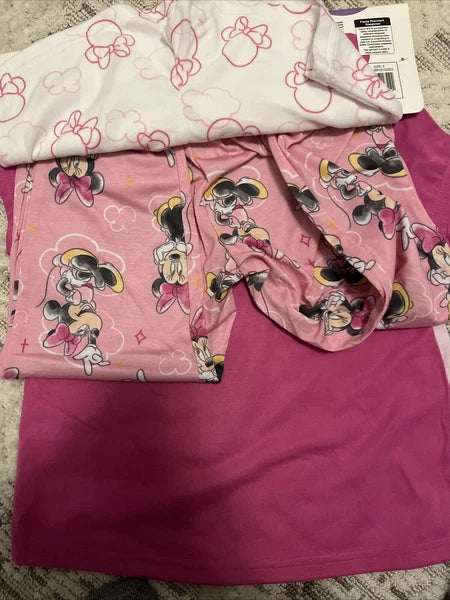 Disney Kids 3 Pieces Pajama Set Minnie Bjk