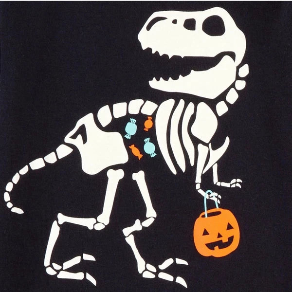 Carter’s 18 Months Boys 4 Piece Long Sleeve Dinosaur Halloween Pajama Set