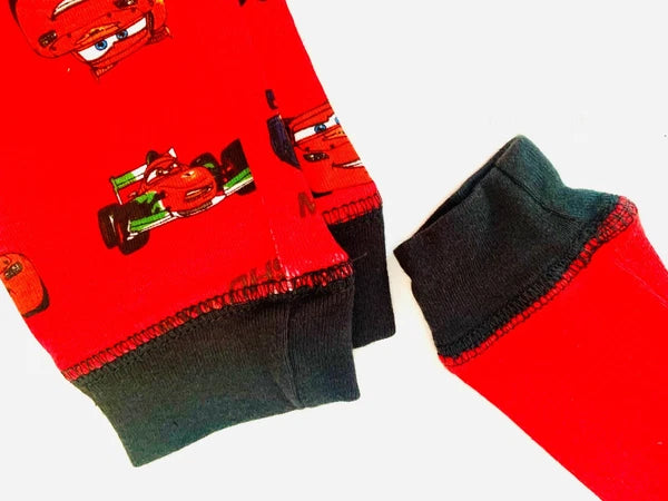 Disney Store Cars Boys Long Sleeve Pajama Set Sz 3 Lightning McQueen PJs NWT