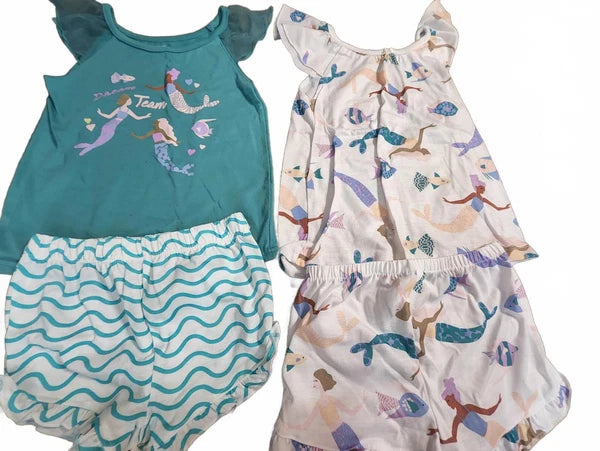 Adorable Mermaid Pajama Set for Kids, Size 5T