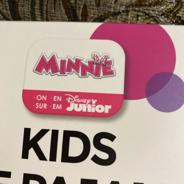 Disney Junior Minnie Mouse Believe Girls kids 3 Piece Pajama Set Pink Size 5