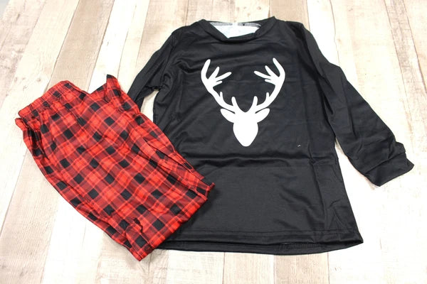 Children's Christmas Pajama Set - Size: 6 - New