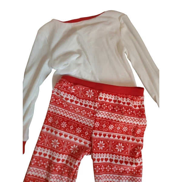 Modern Kids Two Piece Santa Baby Fleece Pajama Set, NWOT, 3T