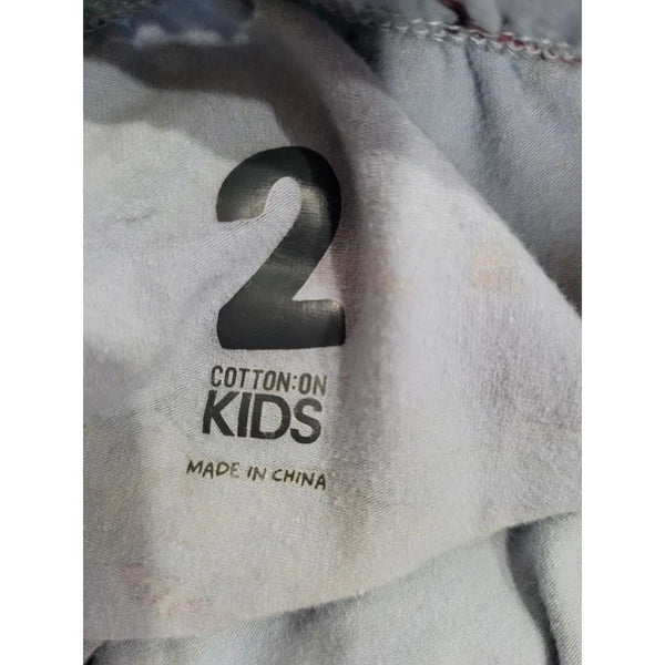 Cotton-On Kids Dinosaur Pajamas Shorts 2 Piece Set size 2 Pjs #6